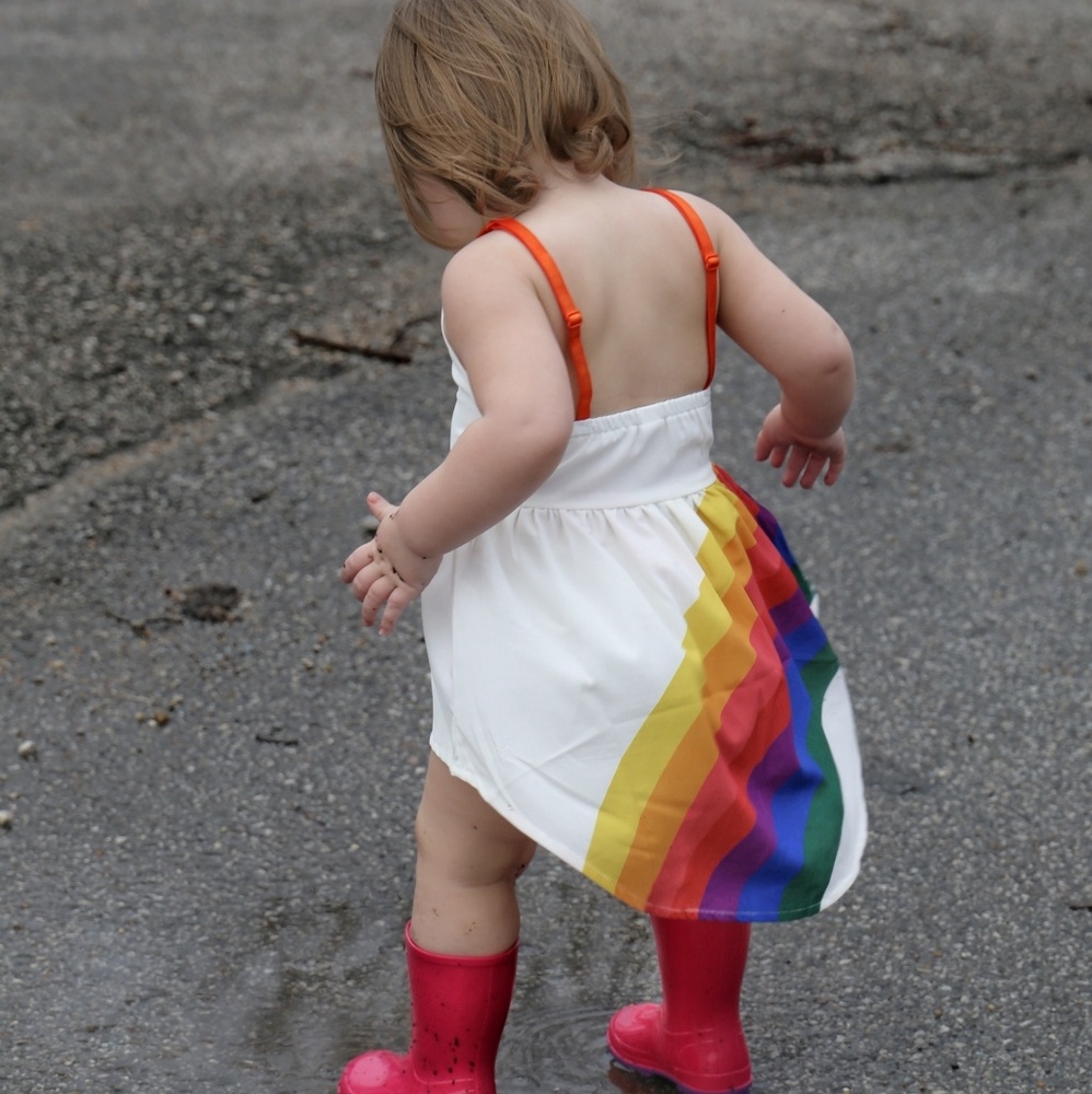 Rainbow dress